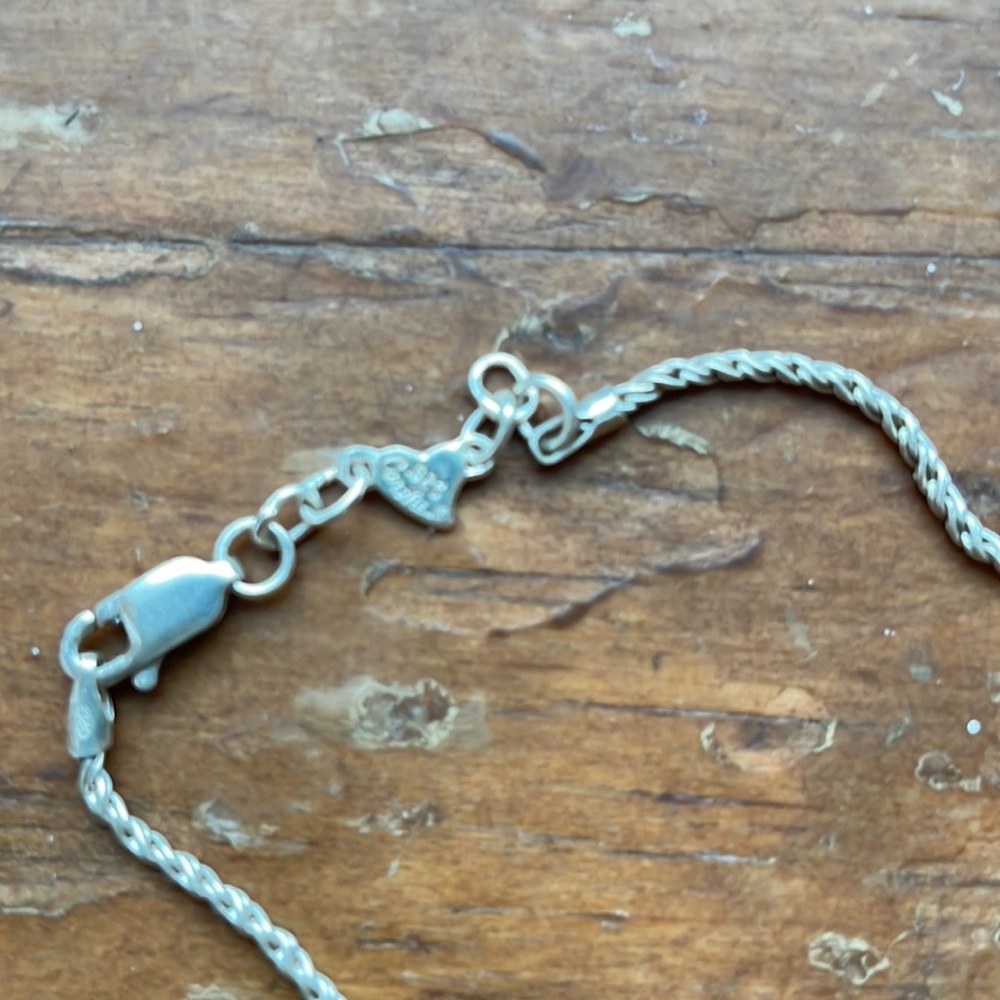 Fortunoff Sterling silver heart necklace, vintage - Picture 3 of 4